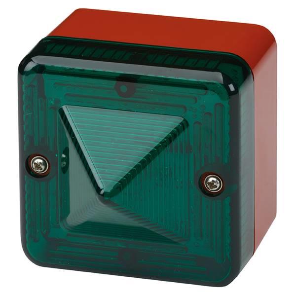 L101XDC024BR.4 E2S L101XDC024BR/G XenonStrobe L101X-B 24vDC [red] 4:GREEN 5J 1/1,5/2Hz IP66 20-28vDC/AC w.o/Lugs